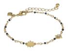 Rebecca Minkoff Sole Delicate Beaded Bracelet (gold/neutral Multi) Bracelet