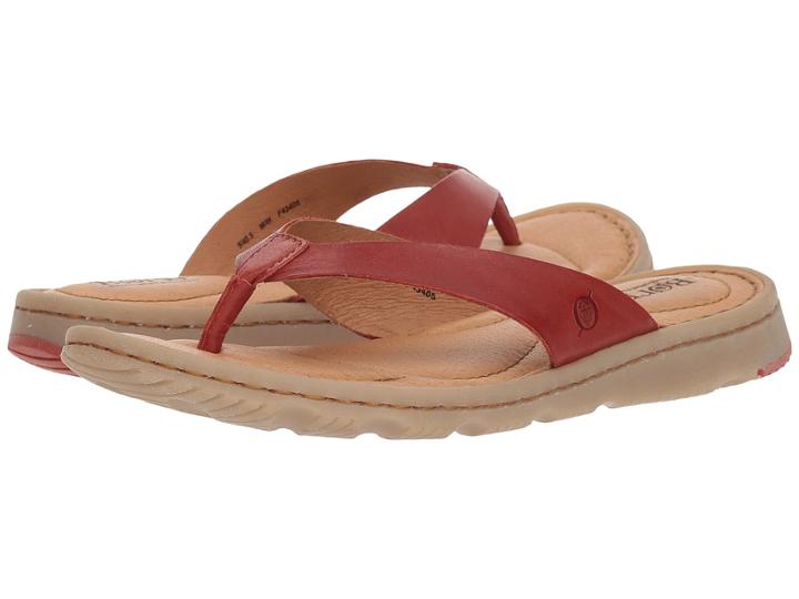 Born Tobago (red) Women's  Shoes