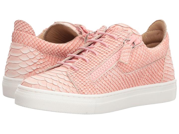 Giuseppe Zanotti Kids Dorian Sneaker (toddler/little Kid) (pink) Girl's Shoes