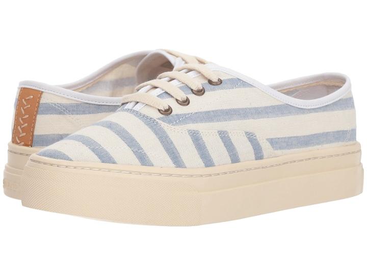 Soludos Platform Stripe Sneaker (natural/blue) Women's Shoes