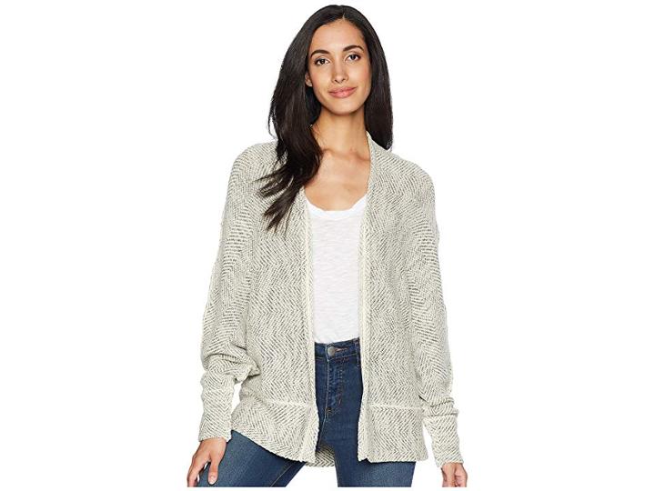 Free People Motions Cardi (neutral Combo) Women's Sweater