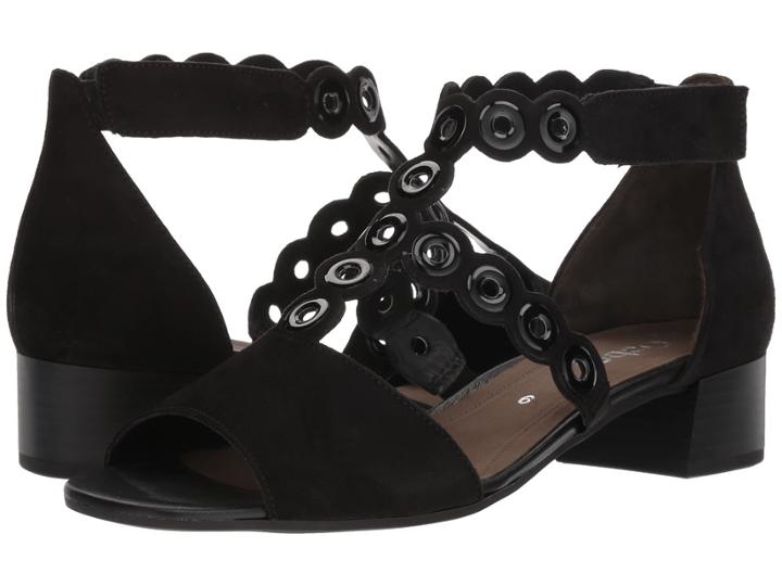 Gabor Gabor 81.721 (black Samtchevreau) Women's Dress Sandals