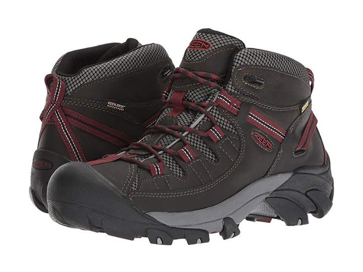 Keen Targhee Ii Mid Wp (alcatraz/fried Brick) Men's Shoes