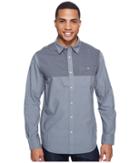 The North Face Long Sleeve Block Me Shirt (asphalt Grey (prior Season)) Men's Long Sleeve Button Up
