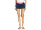 Juicy Couture Juicy Logo Microterry Shorts (regal) Women's Shorts