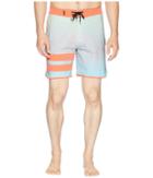 Hurley Phantom Static Block Party 18 Boardshorts (ocean Bliss) Men's Swimwear