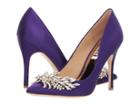 Badgley Mischka Marcela (african Violet Satin) High Heels