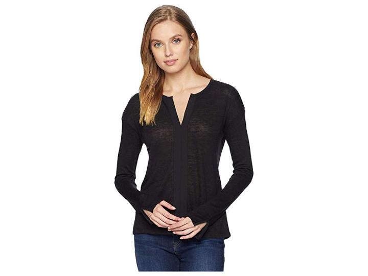 Sanctuary Sienna Mix Top (black) Women's T Shirt