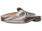 Franco Sarto Samanta 6 (pewter Diamond Snake Print Leather) Women's Shoes