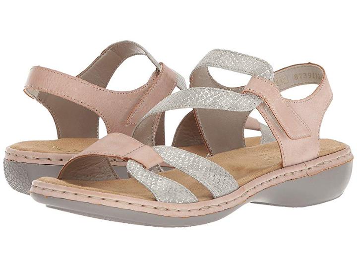 Rieker 65969 Regina 69 (ice/rose) Women's Shoes