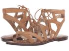 Sam Edelman Gemma (golden Caramel Kid Suede Leather) Women's Sandals