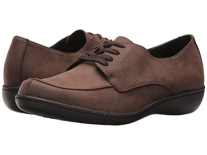 Soft Style Jazlyn (mid Brown Nubuck) Women's Lace Up Casual Shoes