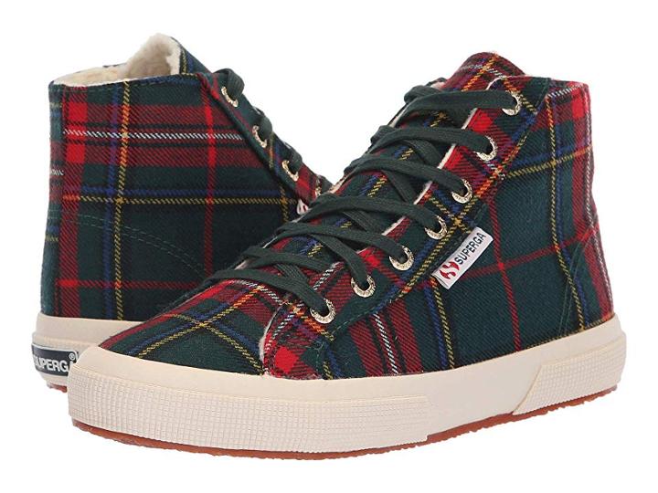 Superga 2795 Tartanbinw (plaid) Women's Shoes