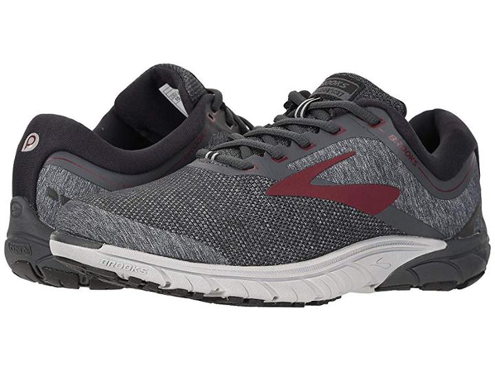 Brooks Purecadence 7 (ebony/dark Red/black) Men's Running Shoes