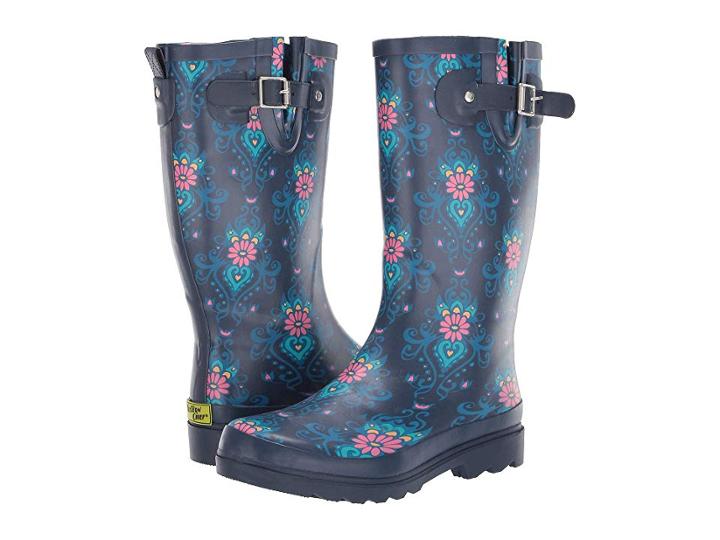Western Chief Fleuria (navy) Women's Rain Boots