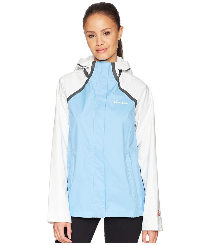 Columbia Outdry Hybrid Jacket (blue Sky/white) Women's Coat