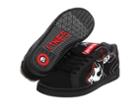 Etnies Fader X Metal Mulisha (black/red/grey (action Nubuck/synthetic Nubuck)) Men's Skate Shoes