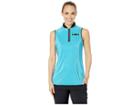 Jamie Sadock Crunchy Sleeveless Top (cyan) Women's Clothing