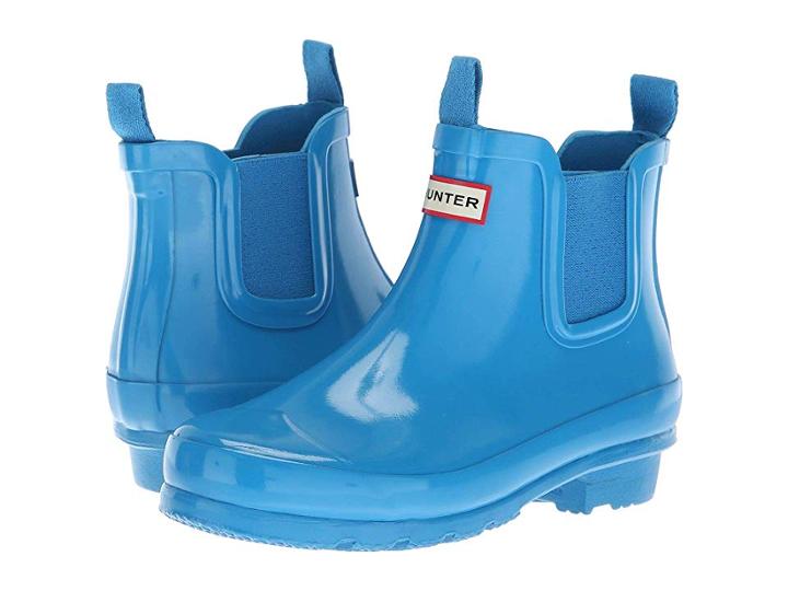 Hunter Kids Original Chelsea Gloss (little Kid/big Kid) (twilight) Girls Shoes