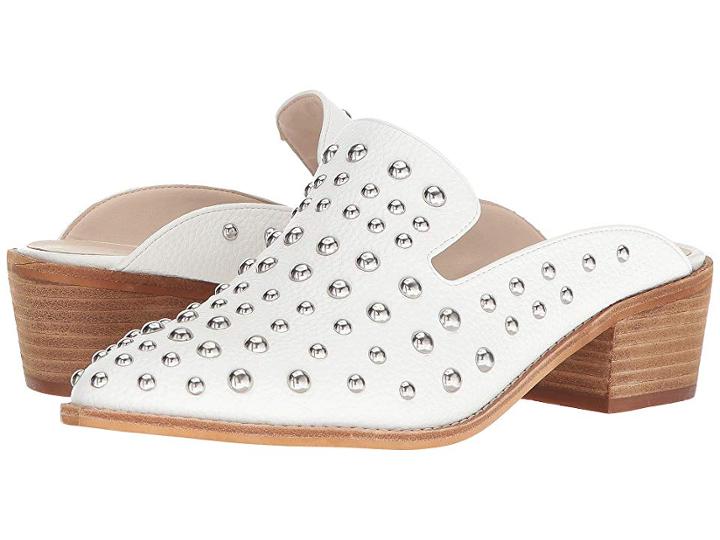Chinese Laundry Mollie Mule (white Tumble Pu) Women's 1-2 Inch Heel Shoes