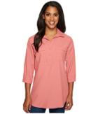 Royal Robbins Expedition Chill Stretch Tunic (faded Rose) Women's Long Sleeve Pullover