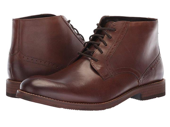 Nunn Bush Middleton Plain Toe Chukka (brown) Men's Shoes