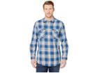 Pendleton Long Sleeve Beach Shack Twill Shirt (ocean Sands Plaid) Men's Long Sleeve Button Up