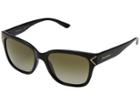 Tory Burch 0ty9050 (black/gold Metal Details/dark Brown Gradient) Fashion Sunglasses