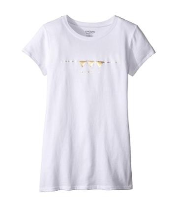 Onzie Kids Cap Sleeve Top (little Kids/big Kids) (white Namaste) Girl's T Shirt