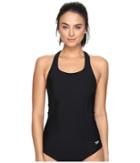 Speedo Fit Tankini Top (speedo Black) Women's Swimwear