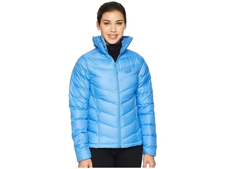 Jack Wolfskin Helium High Down Jacket (zircon Blue) Women's Coat