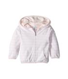 Ralph Lauren Baby Reversible Cotton Hoodie (infant) (delicate Pink/white) Girl's Sweatshirt