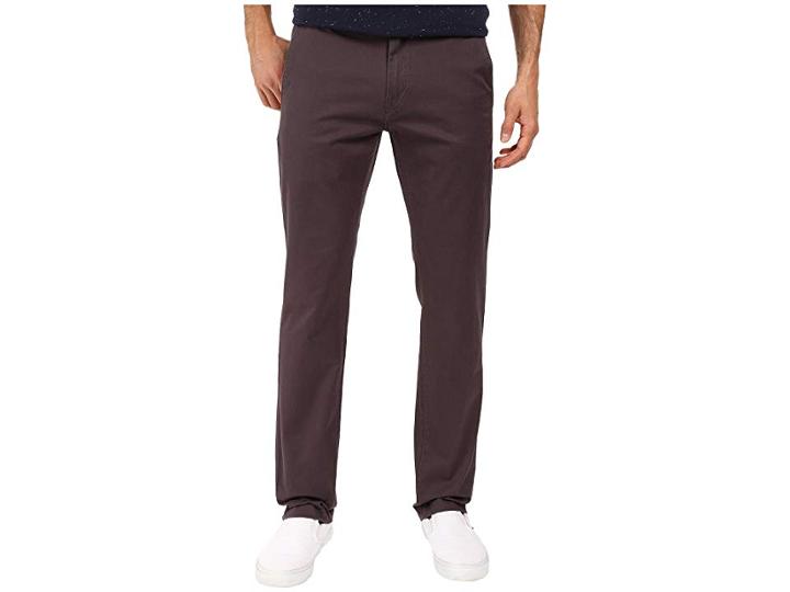 Volcom Frickin Slim Chino (asphalt Black) Men's Casual Pants