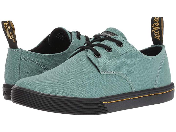 Dr. Martens Santanita Octavo (pale Teal Canvas) Women's Shoes