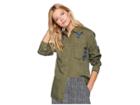 Tribal Long Sleeve Shirt With Embroidery Detail (alpine Green) Women's Long Sleeve Pullover