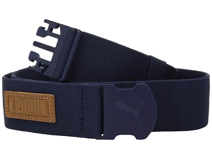Puma Golf Ultralite Stretch Belt (peacoat) Men's Belts