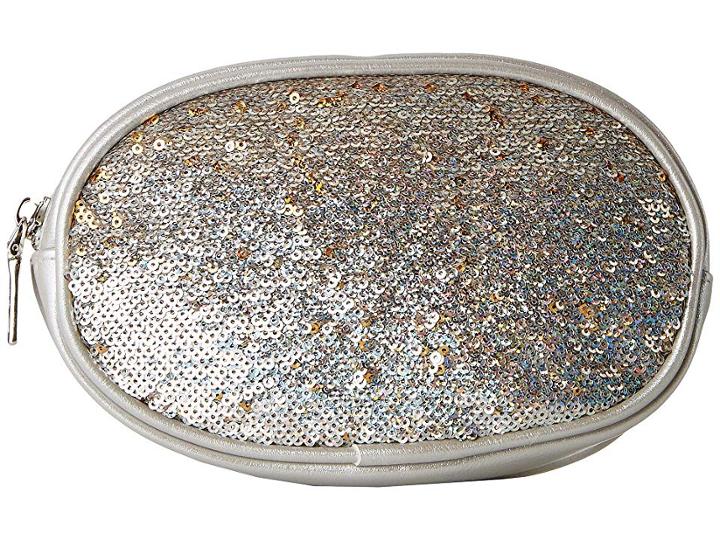 Steve Madden Sequin Inlay Belt Bag (silver) Women's Belts