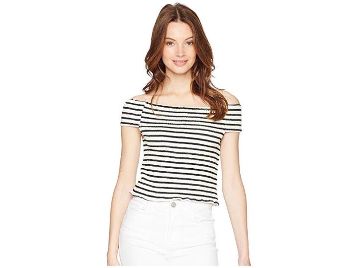 Bishop + Young Stripe Tube Top (black Stripe) Women's Clothing