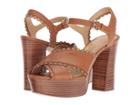Michael Michael Kors Jessie Platform (acorn Vachetta) High Heels