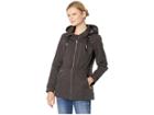Marc New York By Andrew Marc Raincoat Anorak W/ Detachable Hood (black) Women's Coat