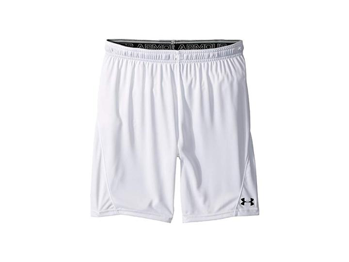 Under Armour Kids Knit Shorts (big Kids) (white/green Typhoon/black) Boy's Shorts