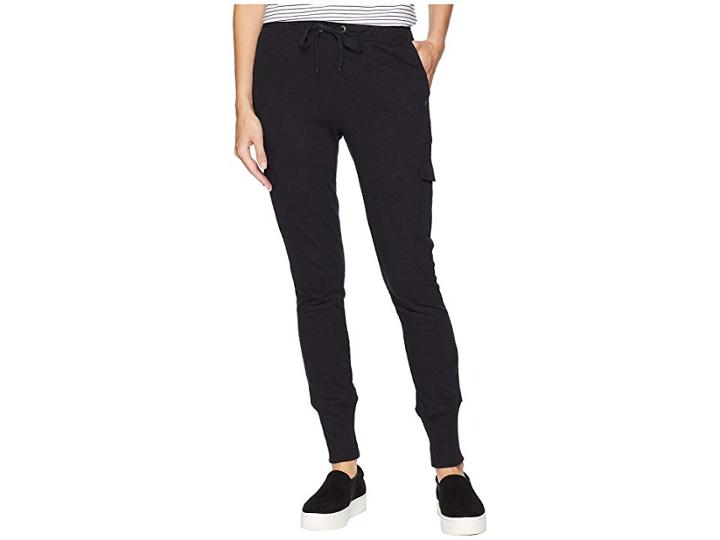 Roxy Beautiful Rhyme Non-denim Elastic Waist Pants (true Black) Women's Casual Pants