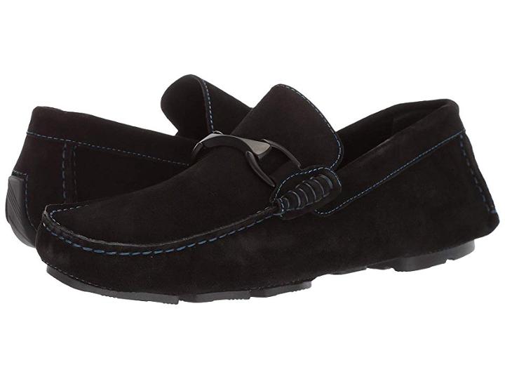 Bugatchi St. Tropez Driver (nero 2) Men's Moccasin Shoes