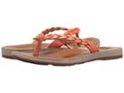 Olukai Kahiko (peach/tan) Women's Sandals