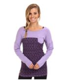 Lole Karuna L/s Top 2 (ortensia Gem) Women's Long Sleeve Pullover