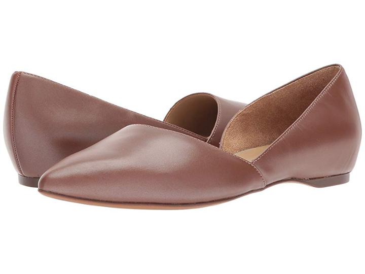 Naturalizer Samantha (caramel Pearl Leather) Women's Flat Shoes