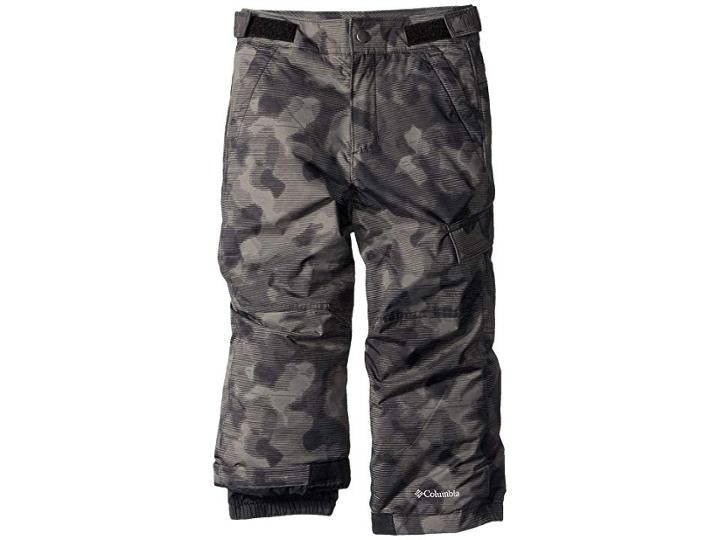 Columbia Kids Ice Slopetm Ii Pants (toddler) (black Camo Lines) Kid's Casual Pants