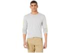 Dc Wordarm Long Sleeve (heather Grey) Men's Clothing