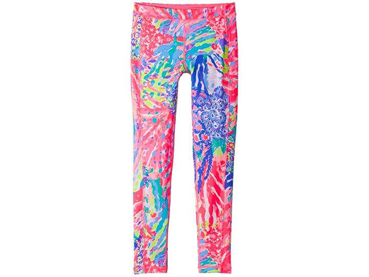 Lilly Pulitzer Kids Upf50+ Mini Weekender Leggings (toddler/little Kids/big Kids) (multi/rainbow Soleil) Girl's Casual Pants