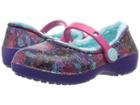 Crocs Kids Karin Graphic Lined Clog (toddler/little Kid) (flowers) Girls Shoes